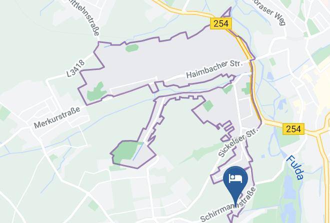 Fulda - Jugendherberge Fulda Maps