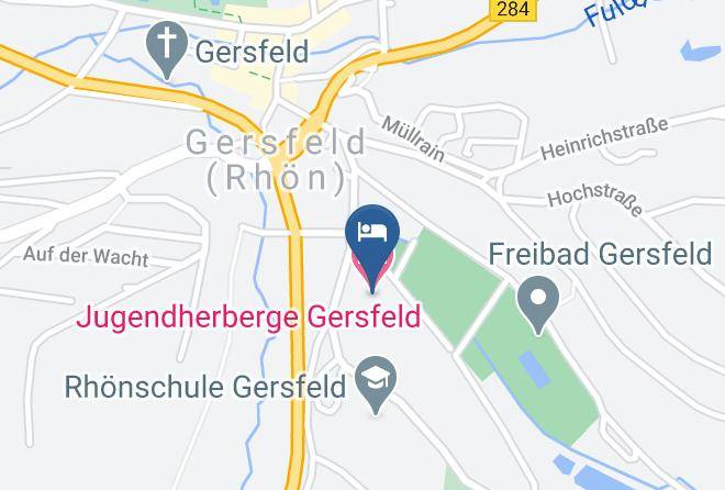 Fulda - Jugendherberge Gersfeld Maps