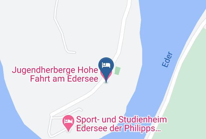 Waldeck Frankenberg - Jugendherberge Hohe Fahrt Am Edersee Maps