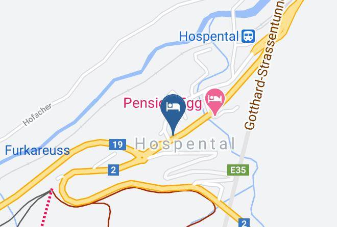 Hospental - Jugendherberge Hospental Maps