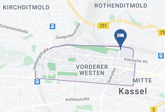 Kassel - Jugendherberge Kassel Maps