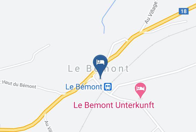 Franches Montagnes - Jugendherberge Le Bemont Maps