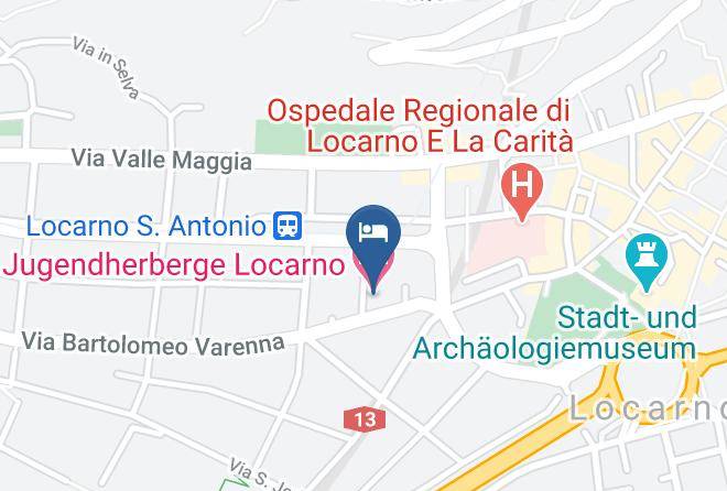 Locarno - Jugendherberge Locarno Maps