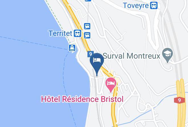 Pays D Enhaut - Jugendherberge Montreux Maps