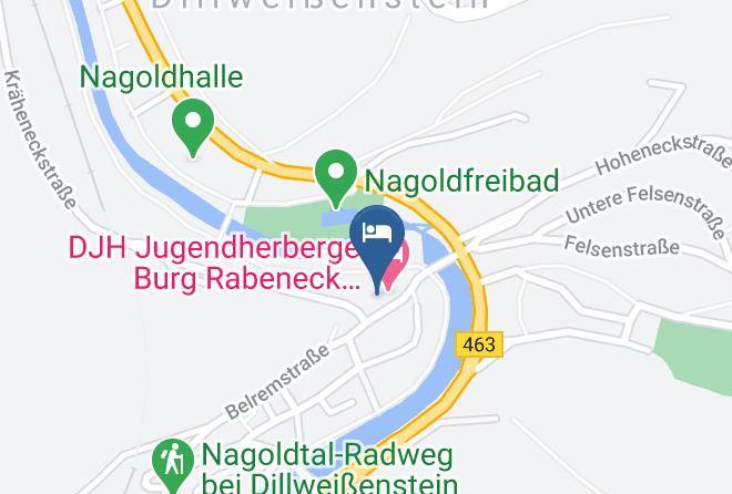 Pforzheim - Jugendherberge Pforzheim Dillweissenstein Maps