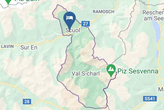 Jugendherberge Scuol Map
