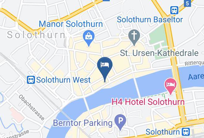Solothurn - Jugendherberge Solothurn Maps
