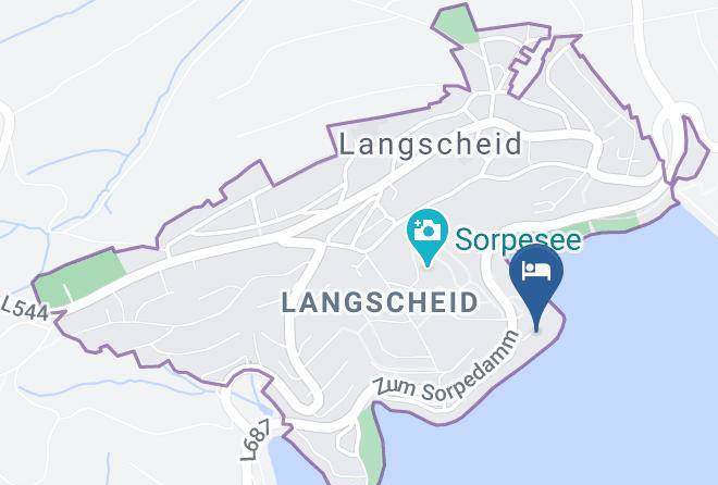 Hochsauerlandkreis - Djh Jugendherberge Sorpesee Maps