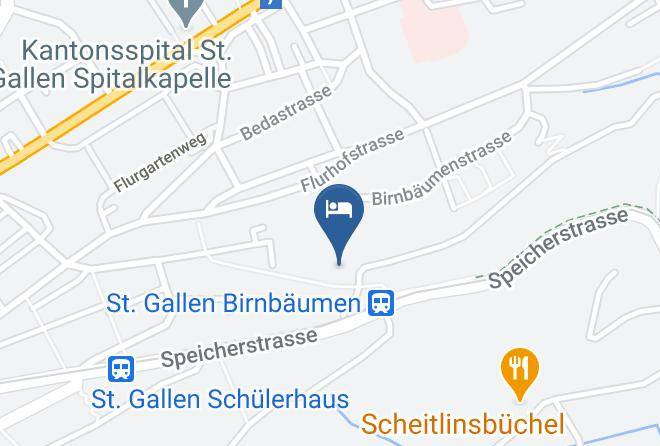Sankt Gallen - Jugendherberge St Gallen Maps