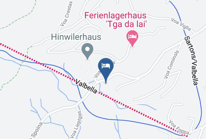 Albula - Jugendherberge Valbella Lenzerheide Maps