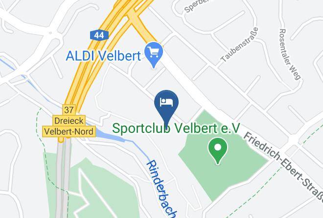 Mettmann - Jugendherberge Velbert Maps