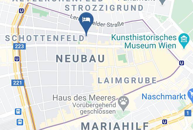 Vienna Neubau - Jugendherberge Maps