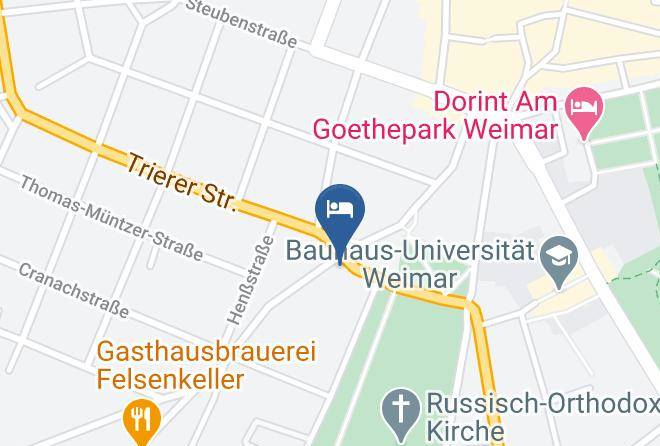 Weimar - Jugendherberge Weimar Am Poseckschen Garten Maps