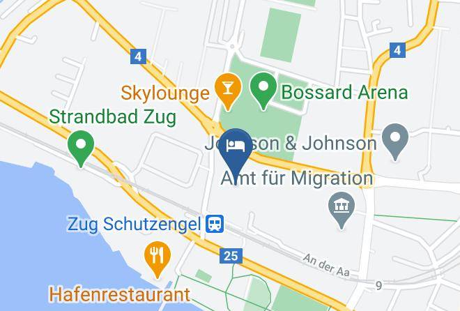 Zug - Jugendherberge Zug Maps