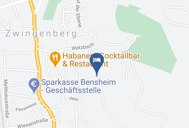 Bergstrase - Jugendherberge Zwingenberg Maps
