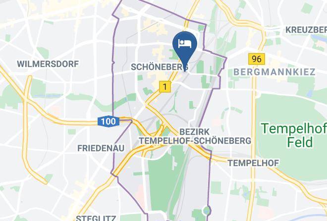 Stadt Berlin - Jugendhotel Berlincity Maps