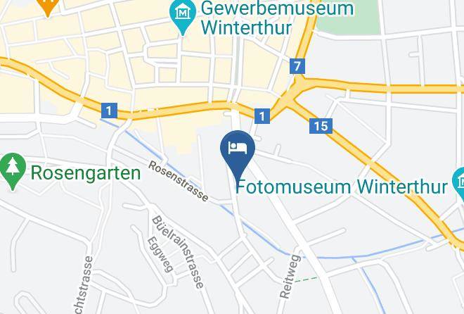 Winterthur - Jugendunterkunft Winterthur Maps