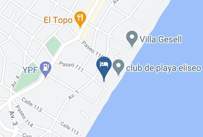 Villa Gesell - Juguera Medamar Maps
