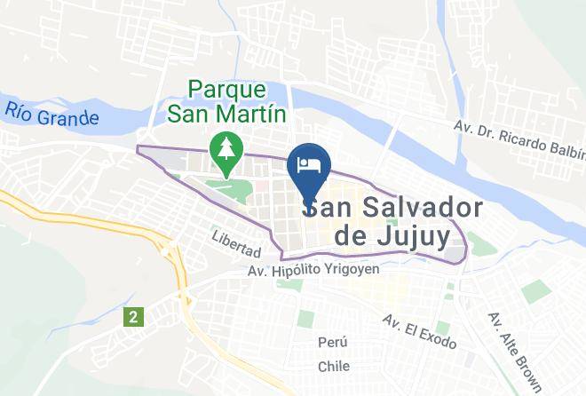 Doctor Manuel Belgrano - Jujuy Palace Hotel Maps