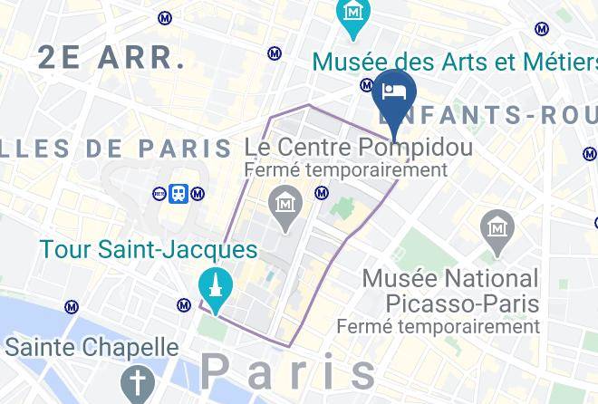 Paris - Hotel Jules & Jim Maps