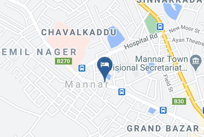 Jaffna - Juli Reception Hall Maps