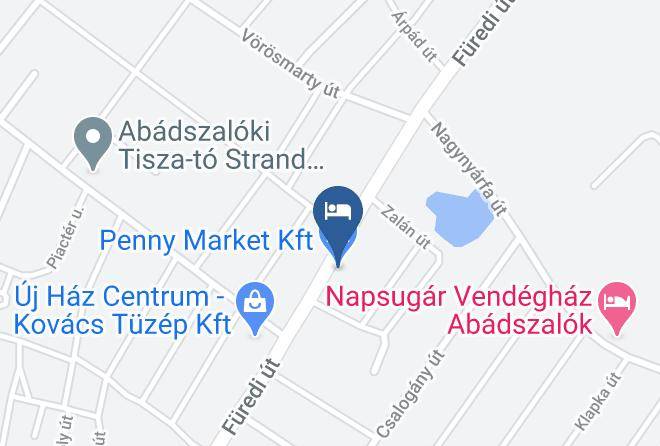 Abadszalok - Juli Vendeghaz Maps