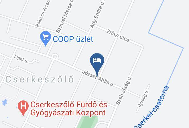 Cserkeszolo - Julika Vendeghaz Maps