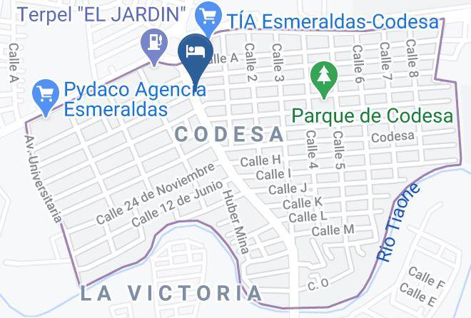 Esmeraldas - Julio Cesar Hotel Maps
