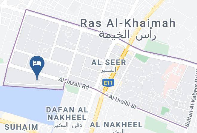 North Ras Al Khaimah - Julphar Hotel Maps