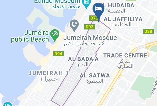 Dubai - Jumeira Rotana Maps