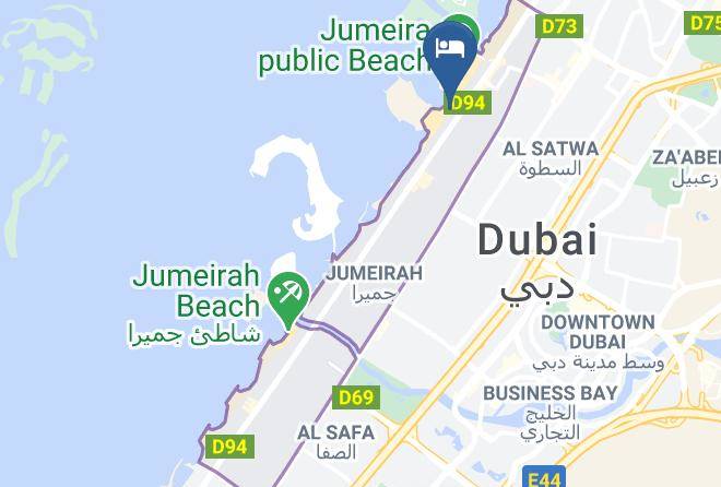 Dubai - Jumeira Rotana Hotel Maps