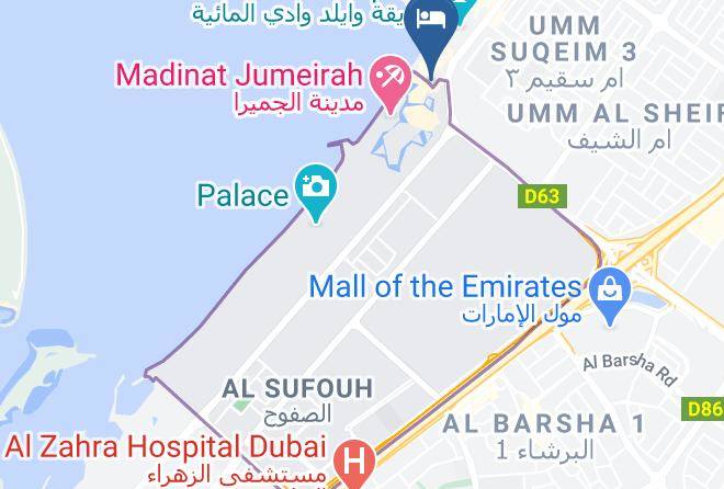 Jumeirah Beach Club Resort & Spa Map