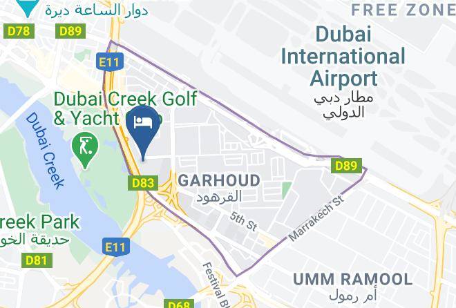 Dubai - Jumeirah Creekside Hotel Maps