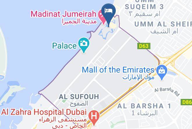 Dubai - Jumeirah Al Qasr Maps
