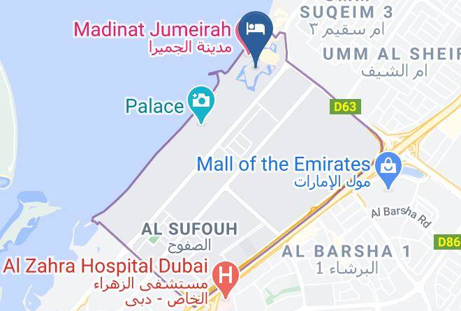 Dubai - Jumeirah Dar Al Masyaf Maps