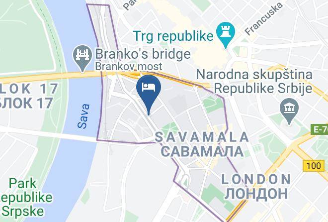 Belgrade City - Jump Inn Hotel Belgrade Maps