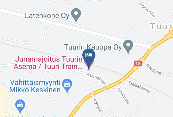 Alavus - Junamajoitus Tuurin Asema Tuuri Train Station Accommodation Maps