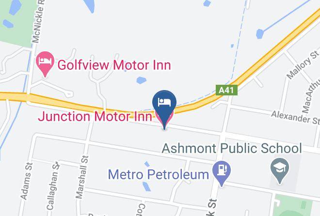 Wagga Wagga - Junction Motor Inn Maps