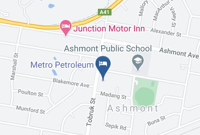 Wagga Wagga - Ashmont Inn Hotel Motel Maps