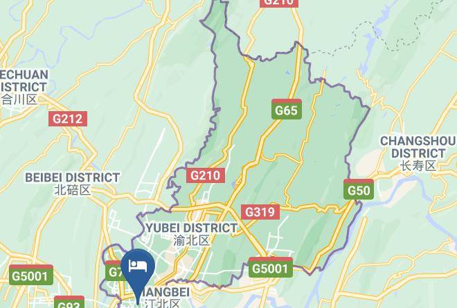 Yubei District - Jundun Boutique Hotel Maps