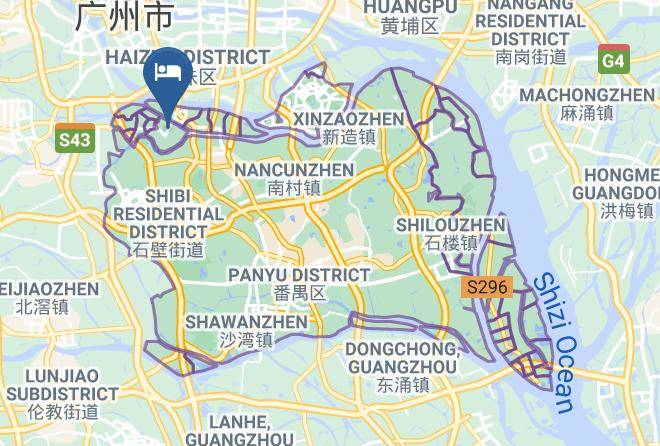Junfu Hotel Panyu Nanpu Guangzhou Map