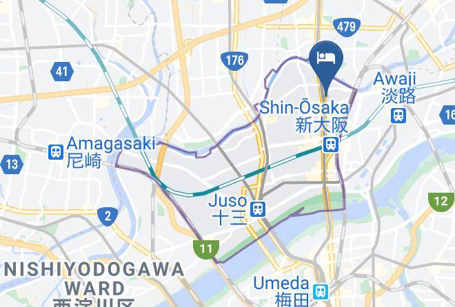 Osaka City Yodogawa Ward - Junfukuya Maps