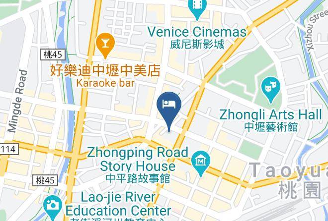 Zhongli District - Jung Shin Hotel Maps