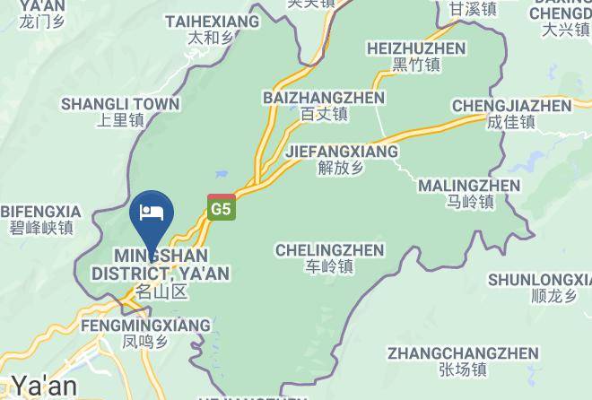 Yaan - Jungang Hotel Maps