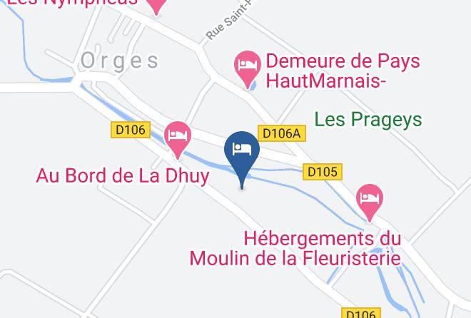 Haute Marne - Jungbrunnen Von Orges Maps