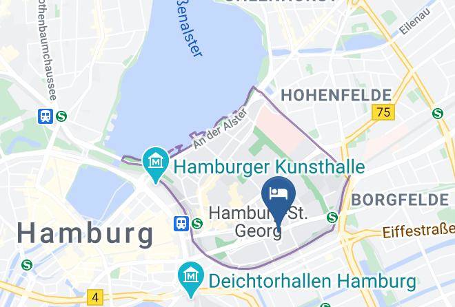 Stadt Hamburg - Junges Hotel Hamburg Maps