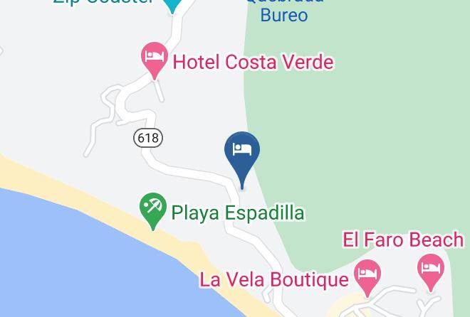 Aguirre - Jungle Beach Hotel At Manuel Antonio Maps
