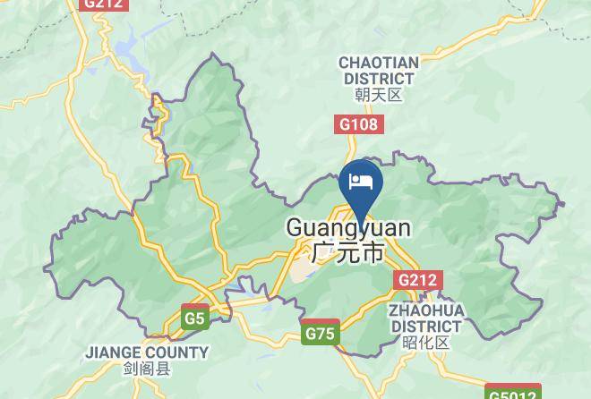 Guangyuan - Junhui Hotel Maps