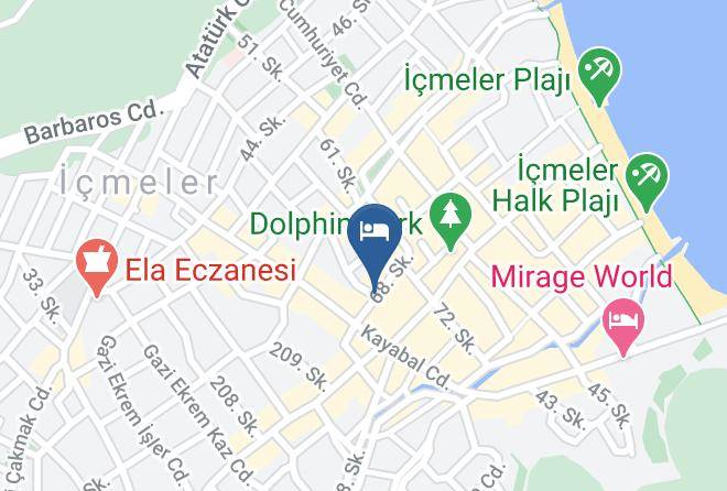 Marmaris - Juniper Otel Maps