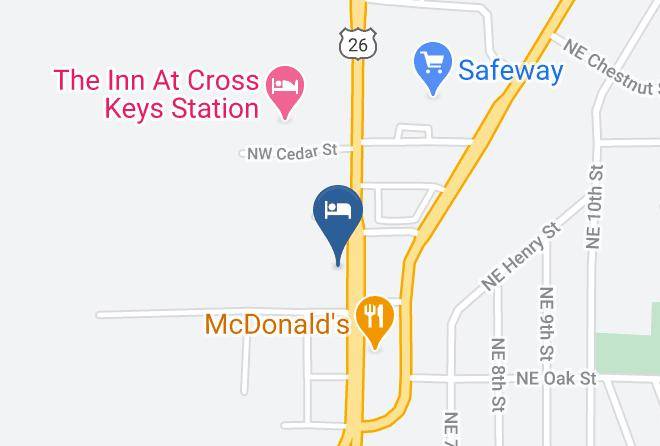 Jefferson - Juniper Motel Madras By Magnuson Worldwide Maps